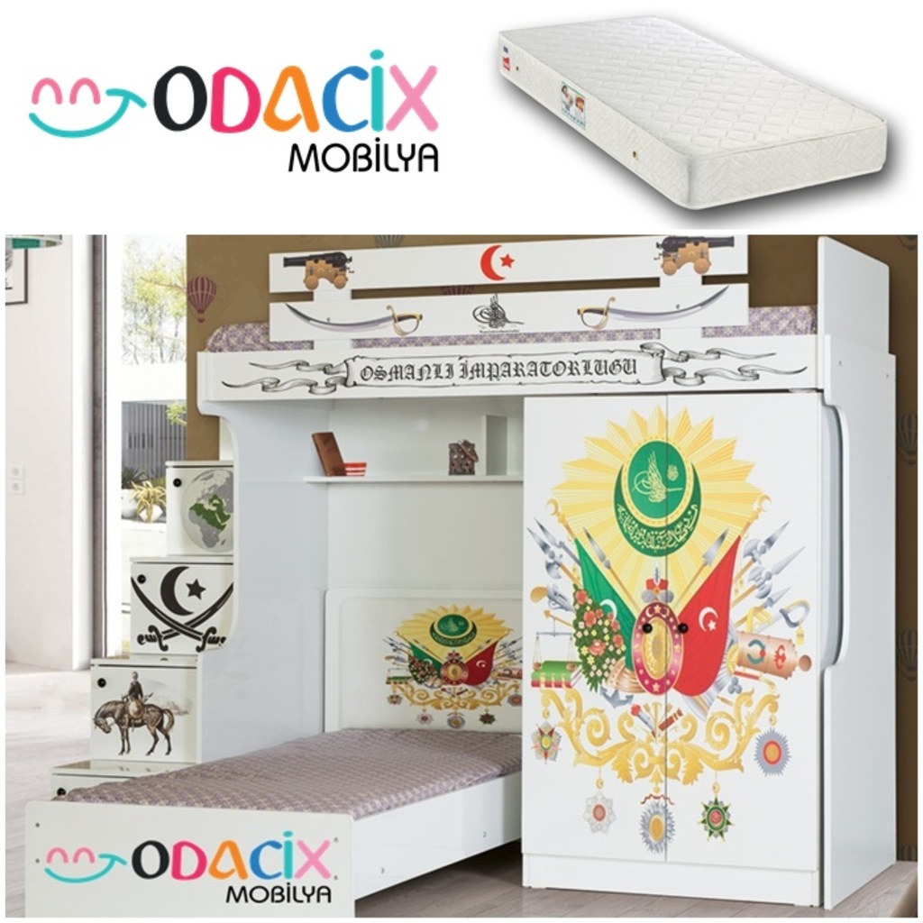 Ranza ,osmanlı Dolap + Ortapedik Yatak , Dolaplı Ranza