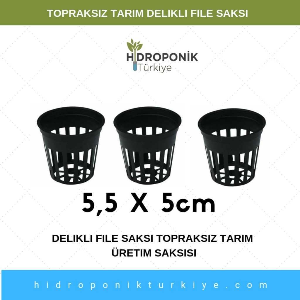 File Saksı 50 adet Topraksız Tarım üretim saksısı