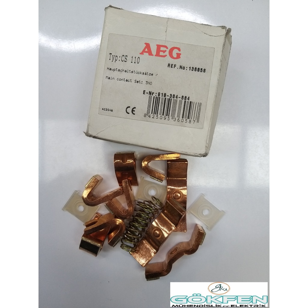 AEG CS110 3NO 110A KONTAKTÖR YEDEK KONTAK TAKIMI
