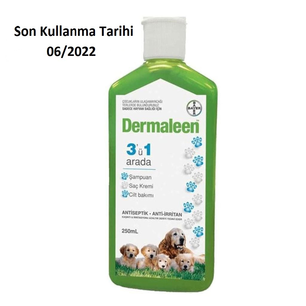 Bayer Dermaleen Kaşıntı ve Tahriş Önleyici Köpek Şampuanı 250 ML