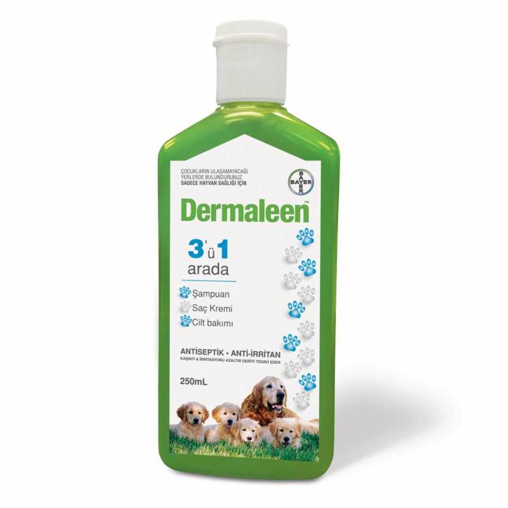 BAYER DERMALEEN ŞAMPUAN 3LÜ ETKİ 250 ml SKT2021 Fiyatları ve Özellikleri
