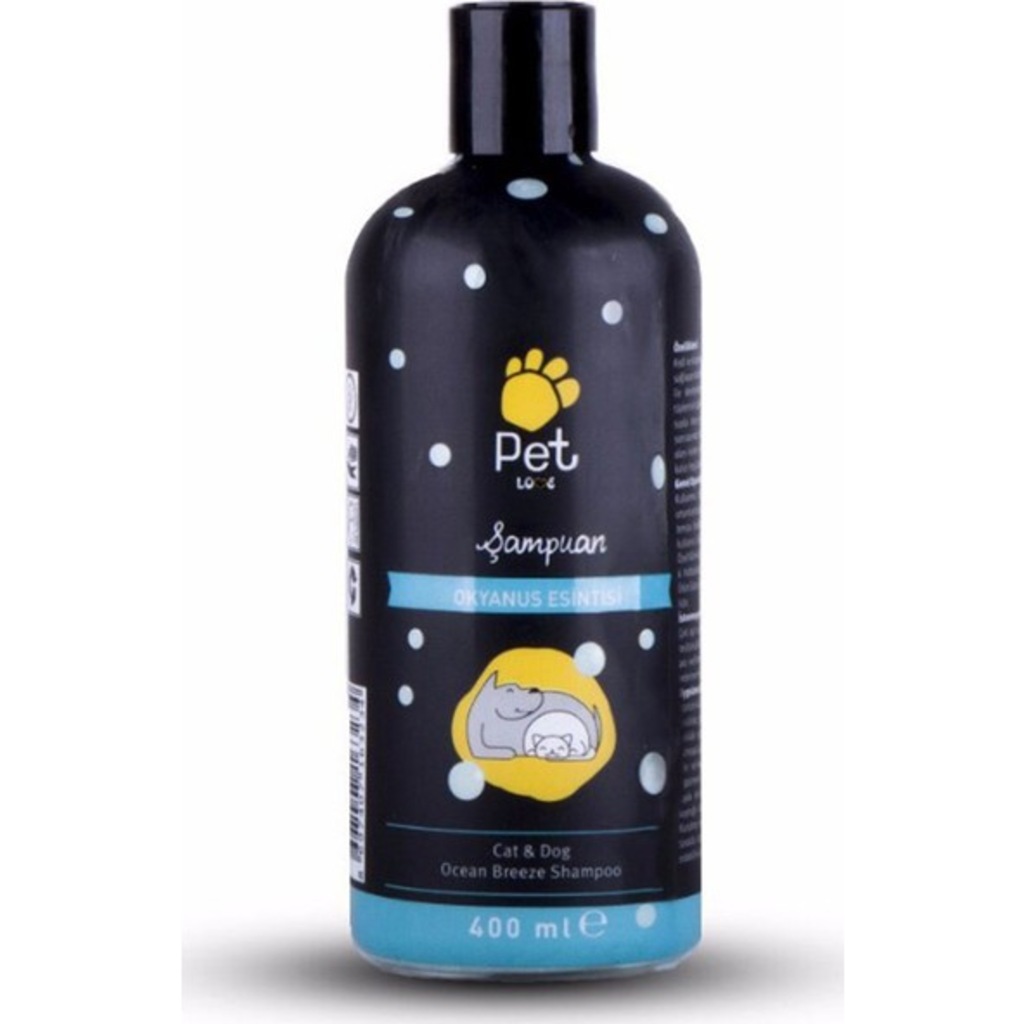 Pet Love Kedi ve Köpek Şampuanı Çilek,Okyanus,Misket Limon 400 Ml