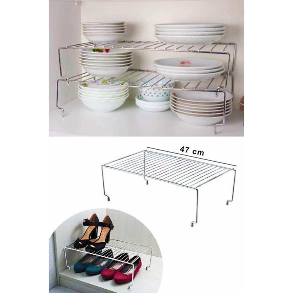 Her Eve Lazım! Dolap İçi Düzenleyici Metal Raf 47cm Fiyatları ve