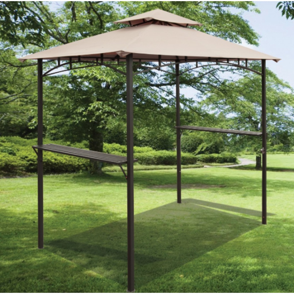 Gazebo Parti Çadırı Bahçe Çadırı Kahverengi Fiyatları ve Özellikleri