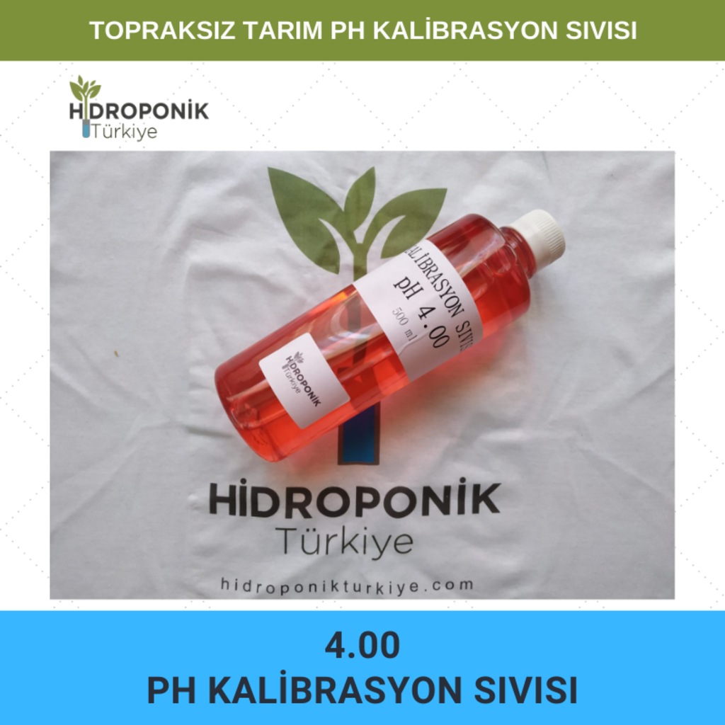 4.00 Ph Kalibrasyon Sıvısı Topraksız Tarım
