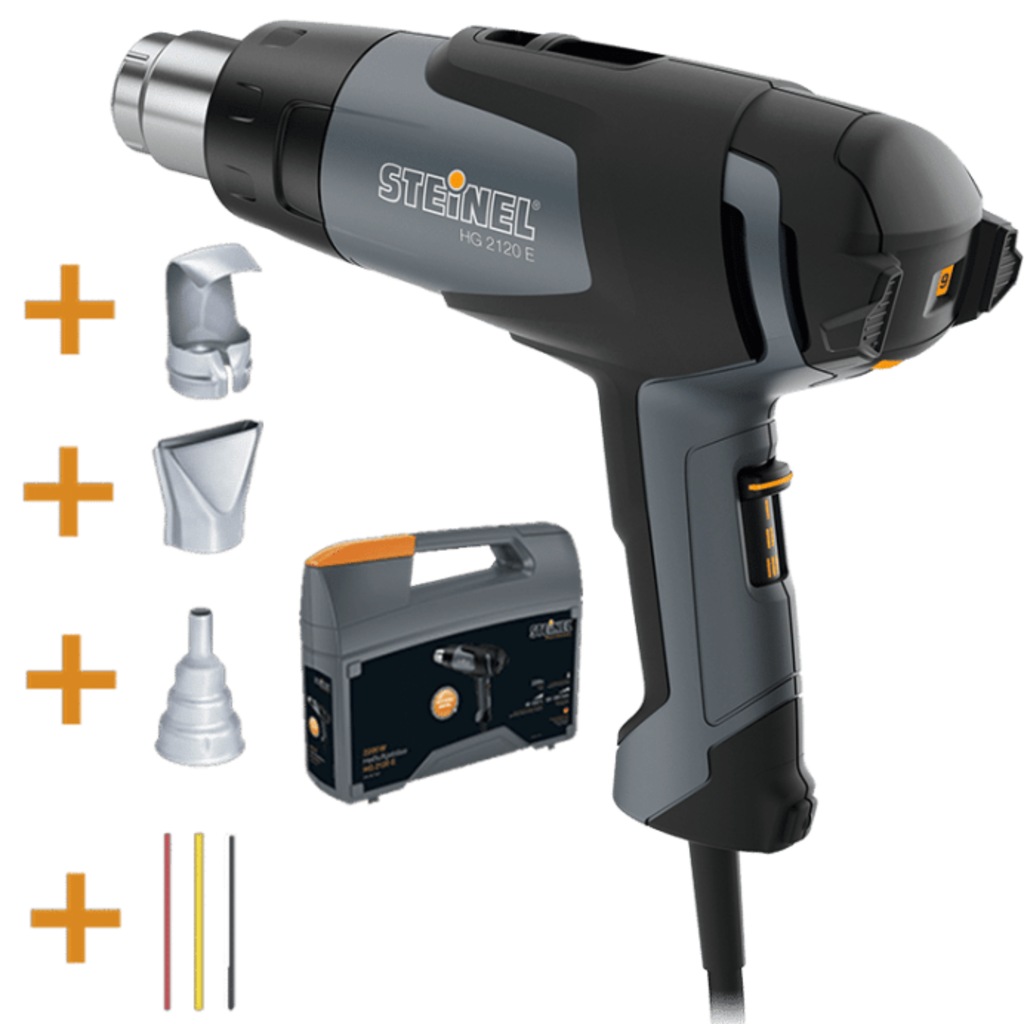 Steinel HG 2120 E Profesyonel Sıcak Hava Tabancası Seti 2200 Watt