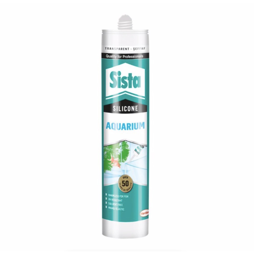 SİSTA ŞEFFAF AKVARYUM SİLİKON 310 ML