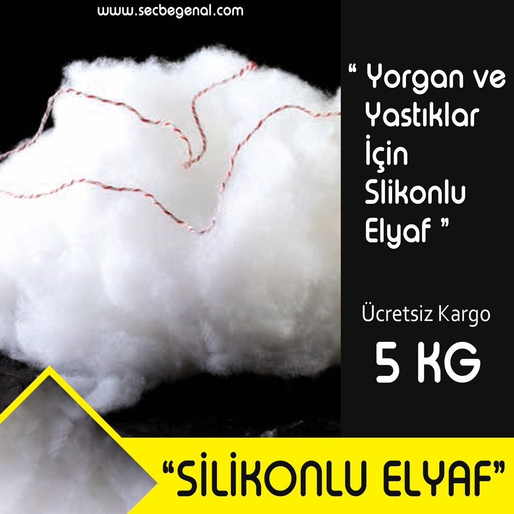 Secbegenal Silikonlu Elyaf Kanepe ve Kırlent Dolum Malzemesi