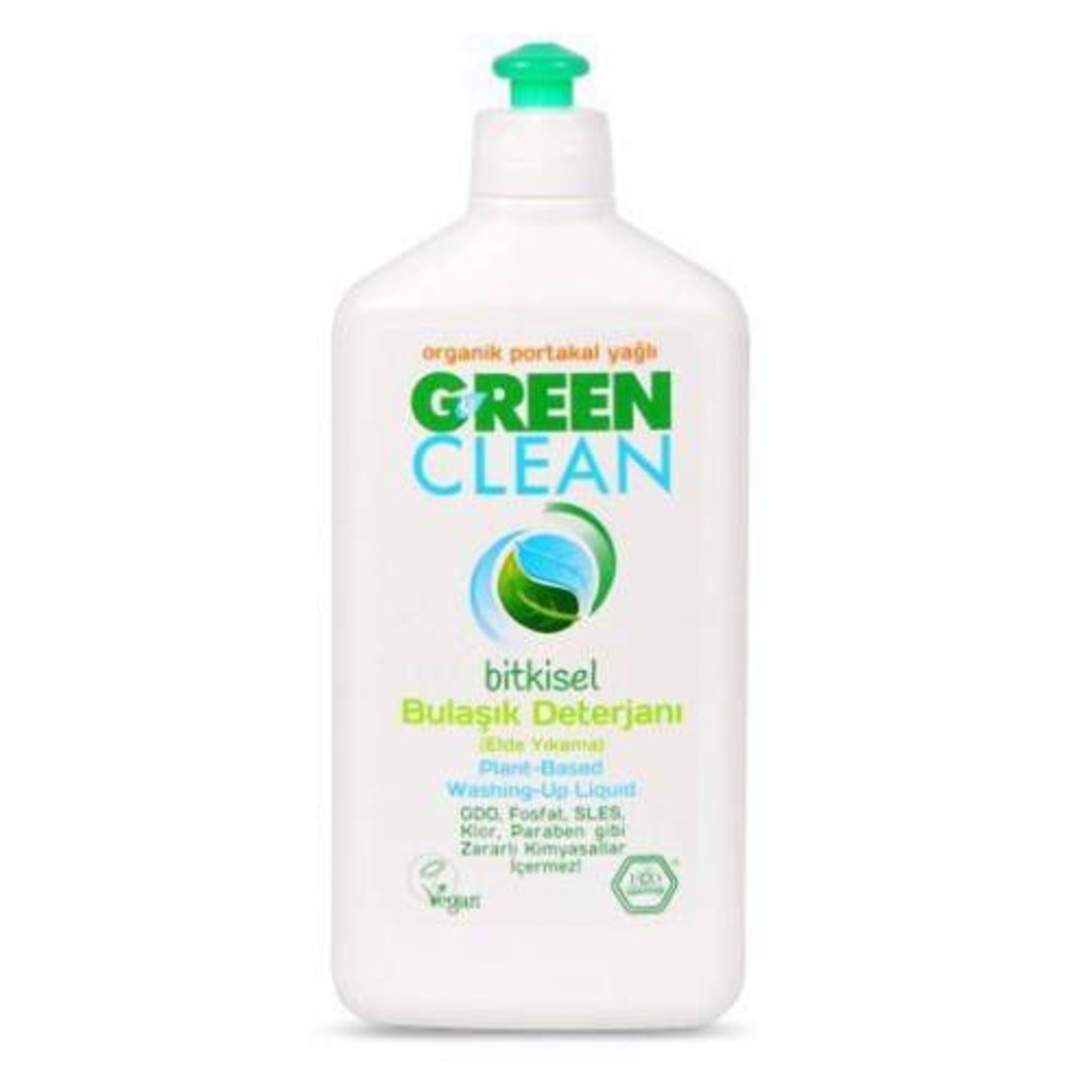 U Green Clean Bitkisel Bulaşık Deterjanı Organik Portakal Yağlı 5