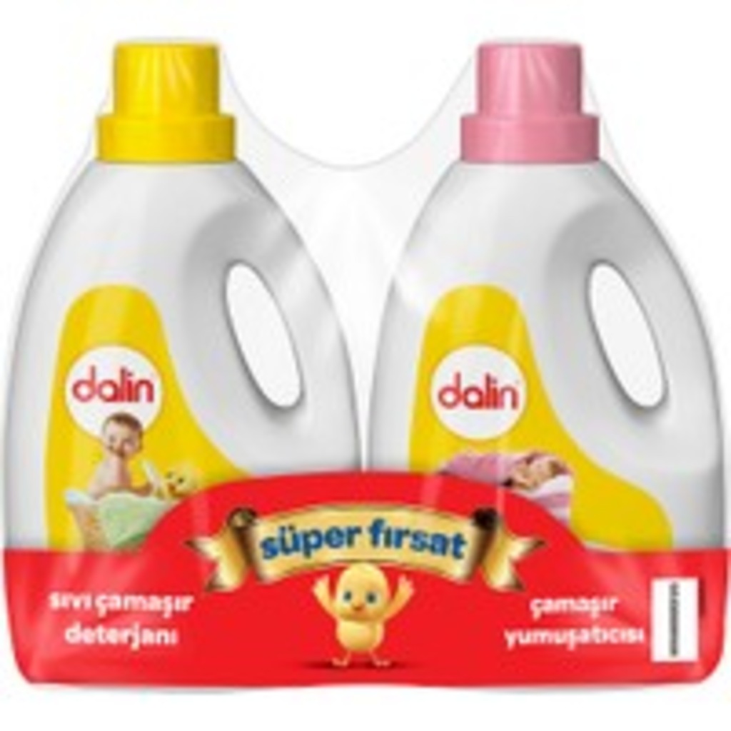 DALİN SIVI ÇAMAŞIR DETERJAN+ YUMUŞATICI 1200ML+1200ML