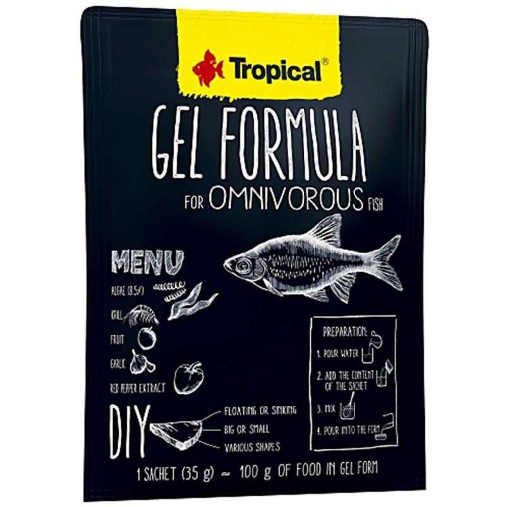 Tropical Gel Formula Omnivore 35 Gram Tekli Paket Fiyatlari Ve Ozellikleri