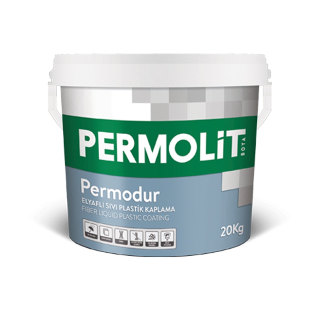 PERMOLİT PERMODUR ELYAFLI SIVI PLASTİK İZOLASYON KAPLAMASI