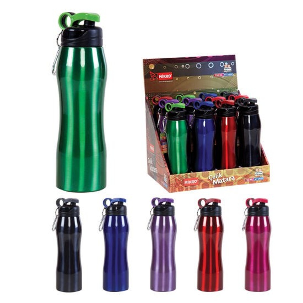 Mikro 750 ml Çelik Matara Suluk Mt 2627