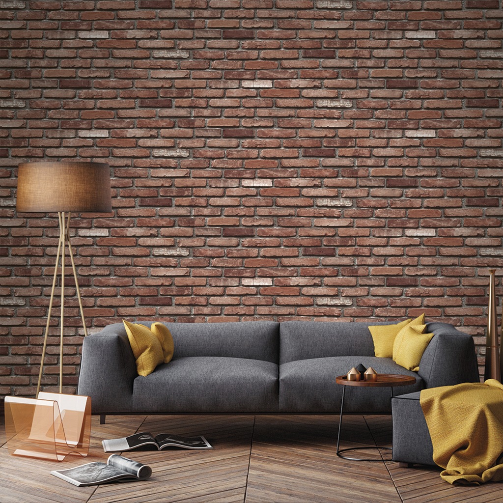 Zümrüt Exclusive 9010 Taş Tuğla 2019 Duvar Kağıdı (5m²)