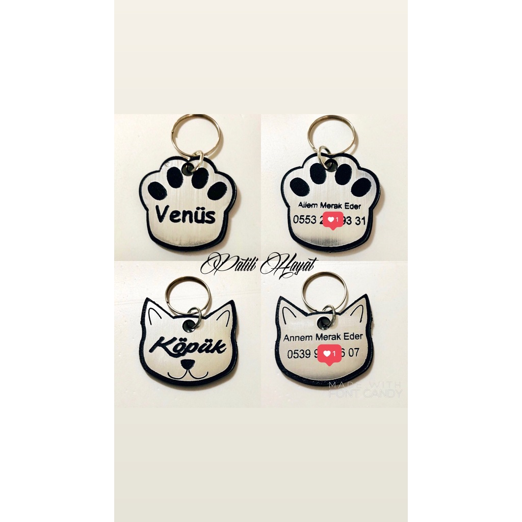 Isme Ozel Kedi Kopek Tasma Ucu Fiyatlari Ve Ozellikleri