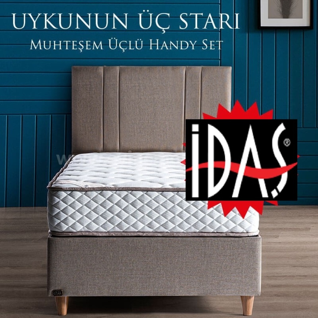 Idas 100x200 Handy Set Kumas Yatak Baza Baslik 100x200 Fiyatlari Ve Ozellikleri
