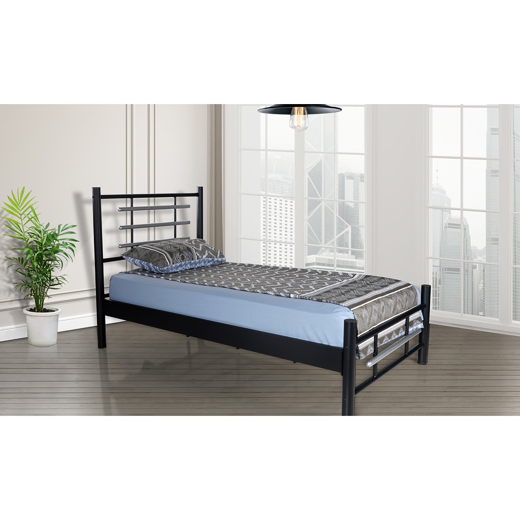 Nirengi 501 Tek Kişilik Metal Karyola 90x190 90x200