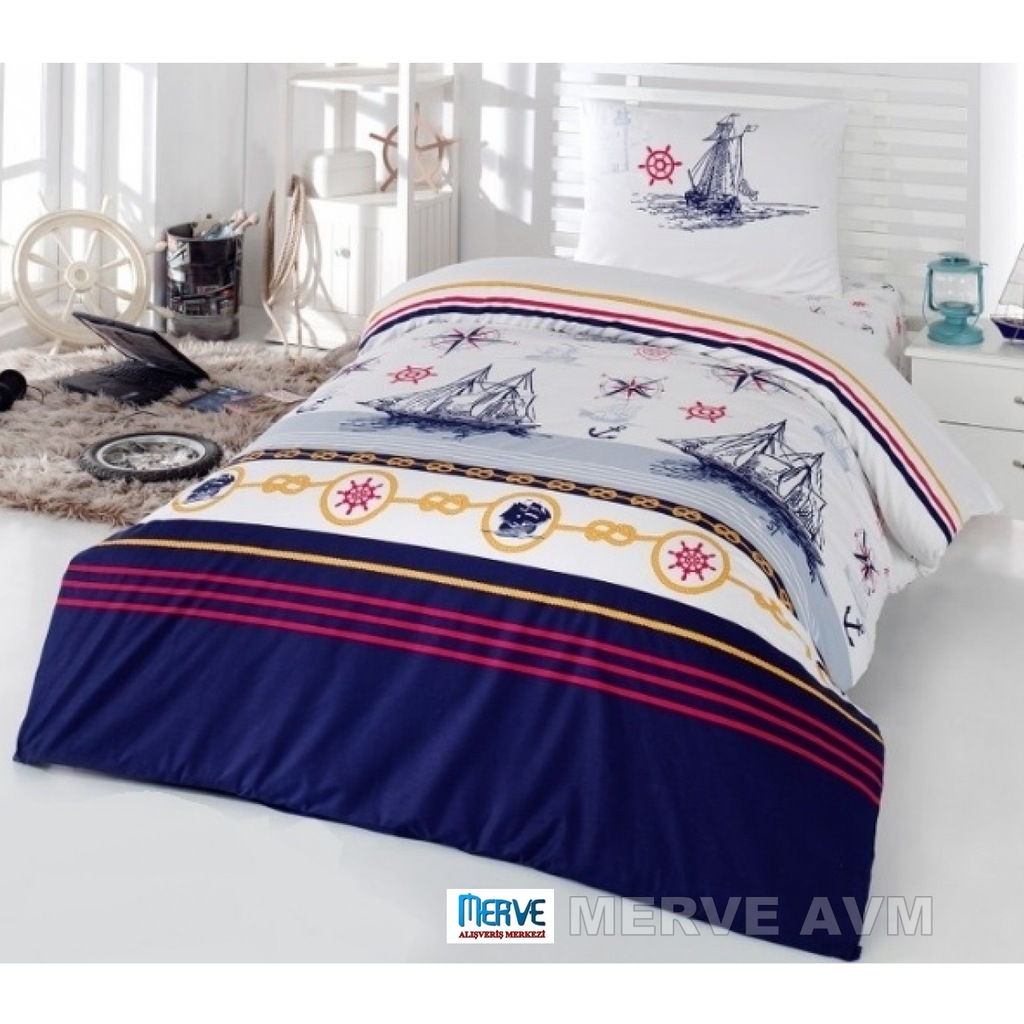 Kristal Yelkenli Tek Kisilik Erkek Nevresim Takimi Denizci Fiyatlari Ve Ozellikleri