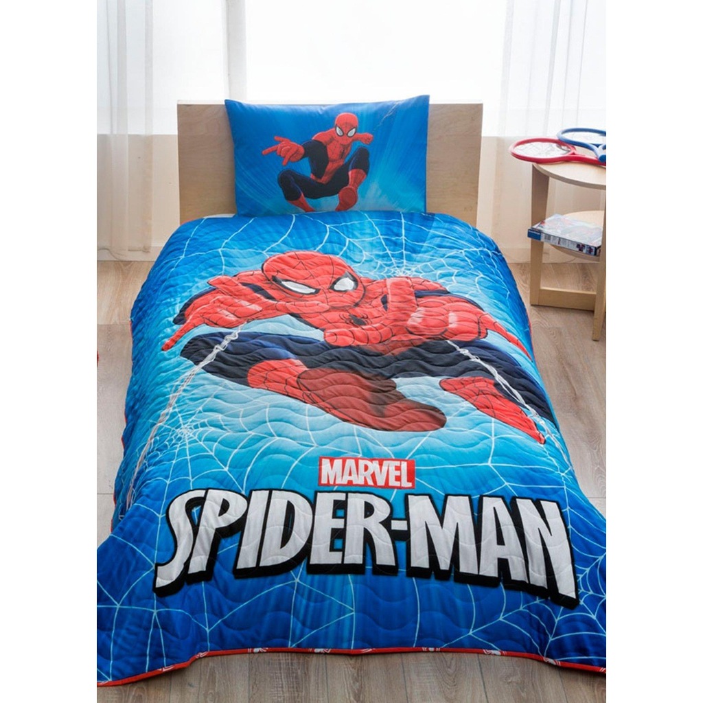 Taç Lisanslı Yatak Örtüsü Tek Kişilik Cpp Spiderman Fiyatları ve