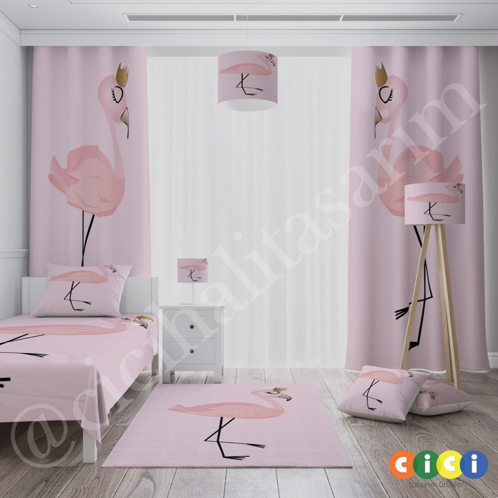 cici flamingo tac hayvanlar cocuk odasi yatak ortusu fiyatlari ve ozellikleri