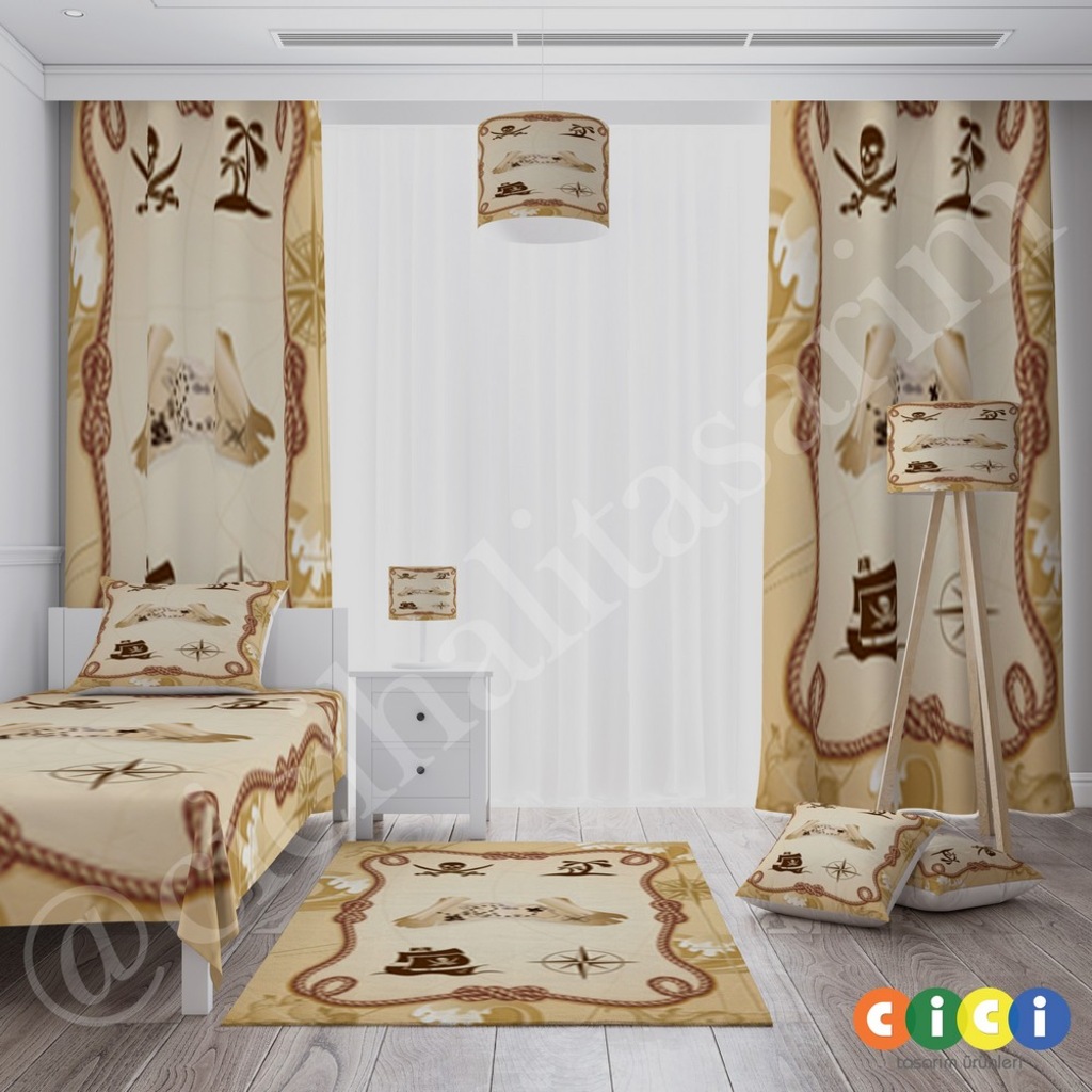 Korsan Temali Hazine Haritasi Cocuk Bebek Odasi Yatak Ortusu Fiyatlari Ve Ozellikleri