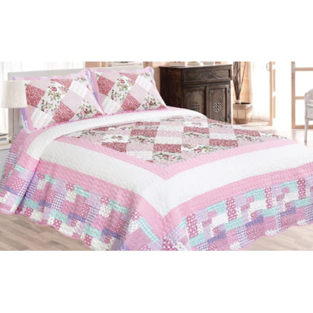 Kristal Tek Kişilik Yatak Örtüsü NİCOLA Fiyatları ve