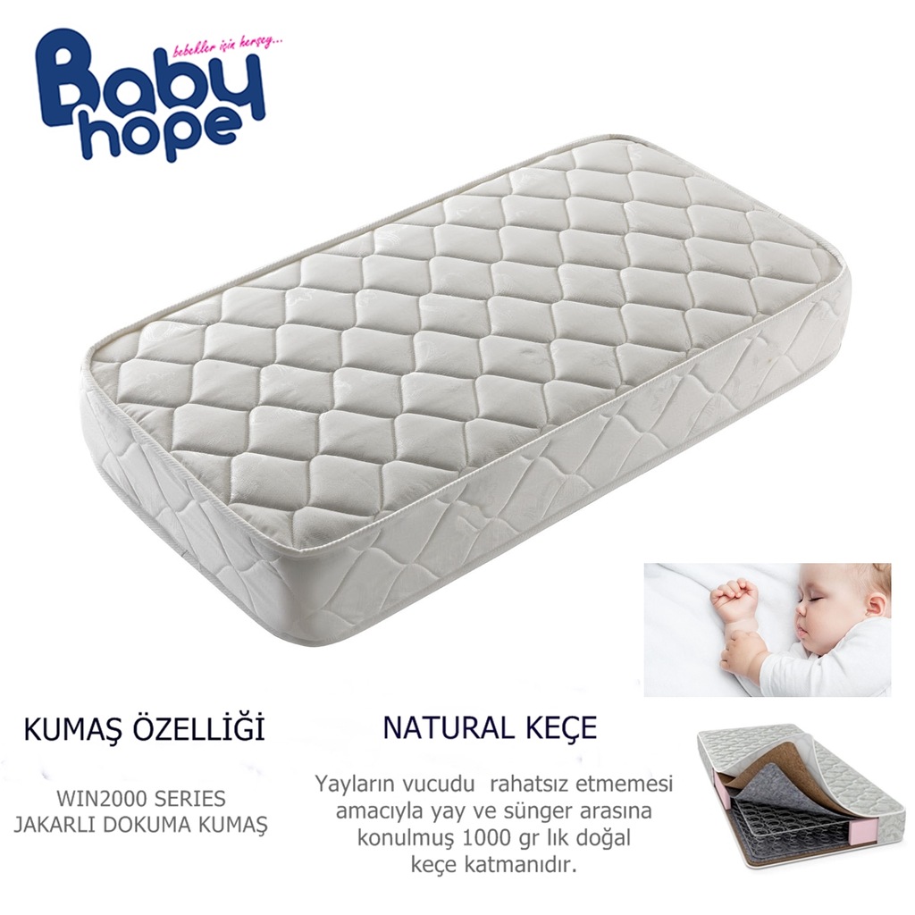 80x180 Babyhope Ortopedik Yayli Yatak 80 180 Mobilya Besik Yatagi Fiyatlari Ve Ozellikleri