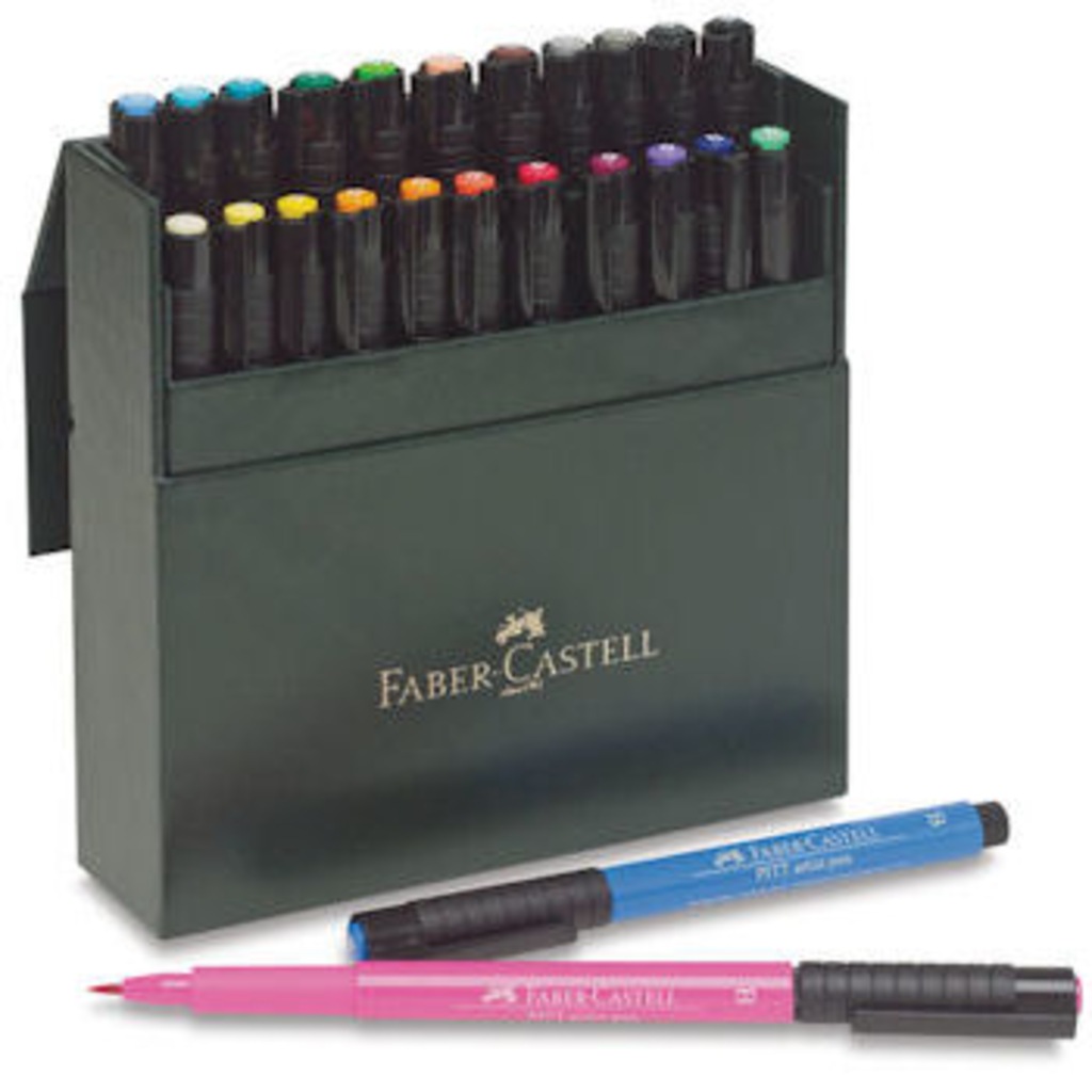 Faber Castell Pitt Artist Pen Fırça Uçlu Çizim Kalemi 24