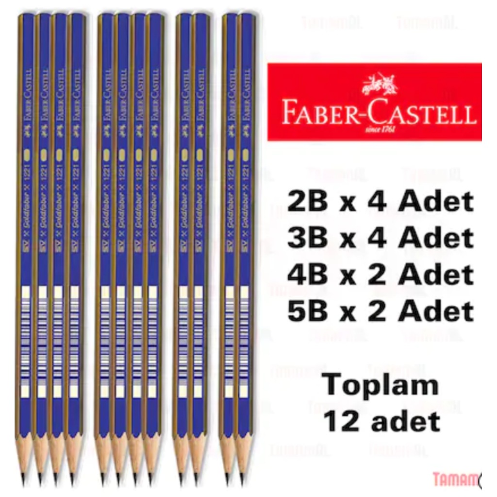 Faber Castell Resim Cizim Kalemi Dereceli 1221 Set 8690826210213 Fiyatlari Ve Ozellikleri