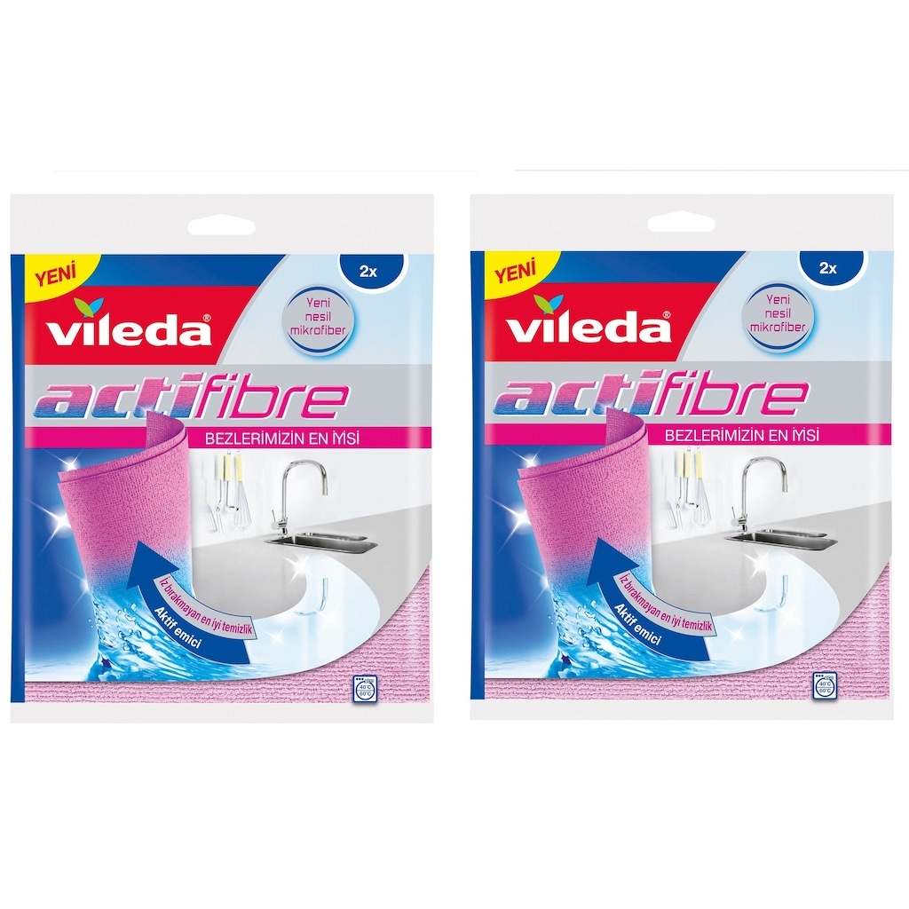 Vileda Actifibre 2�li 2 Adet Temizlik Bezi Fiyatları, Özellikleri ve