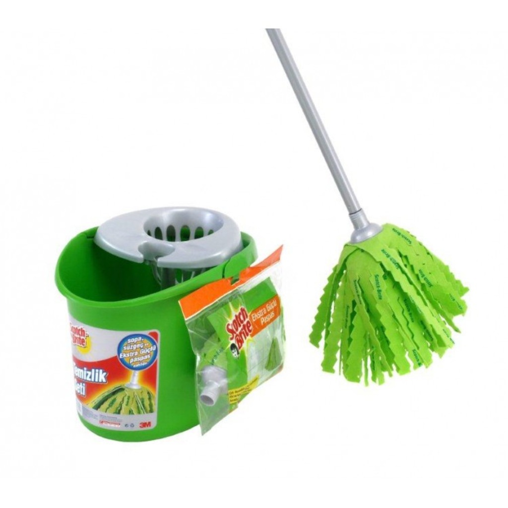 Scotch Brite Aktif Komple Temizlik Seti Kova+sap+paspas Eko Set