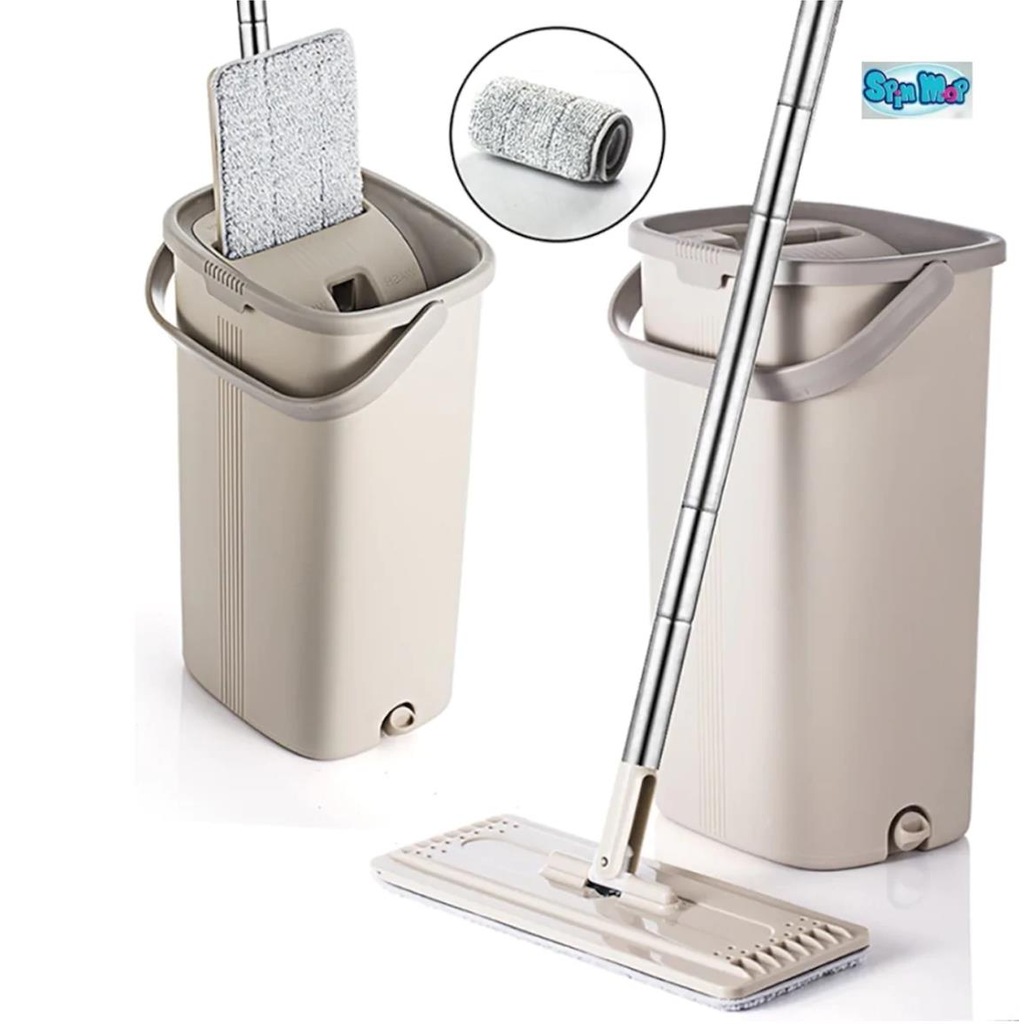 Spin Tablet Mop Temizlik Seti Yer Ve Duvar Silici Magic Tablet Mo