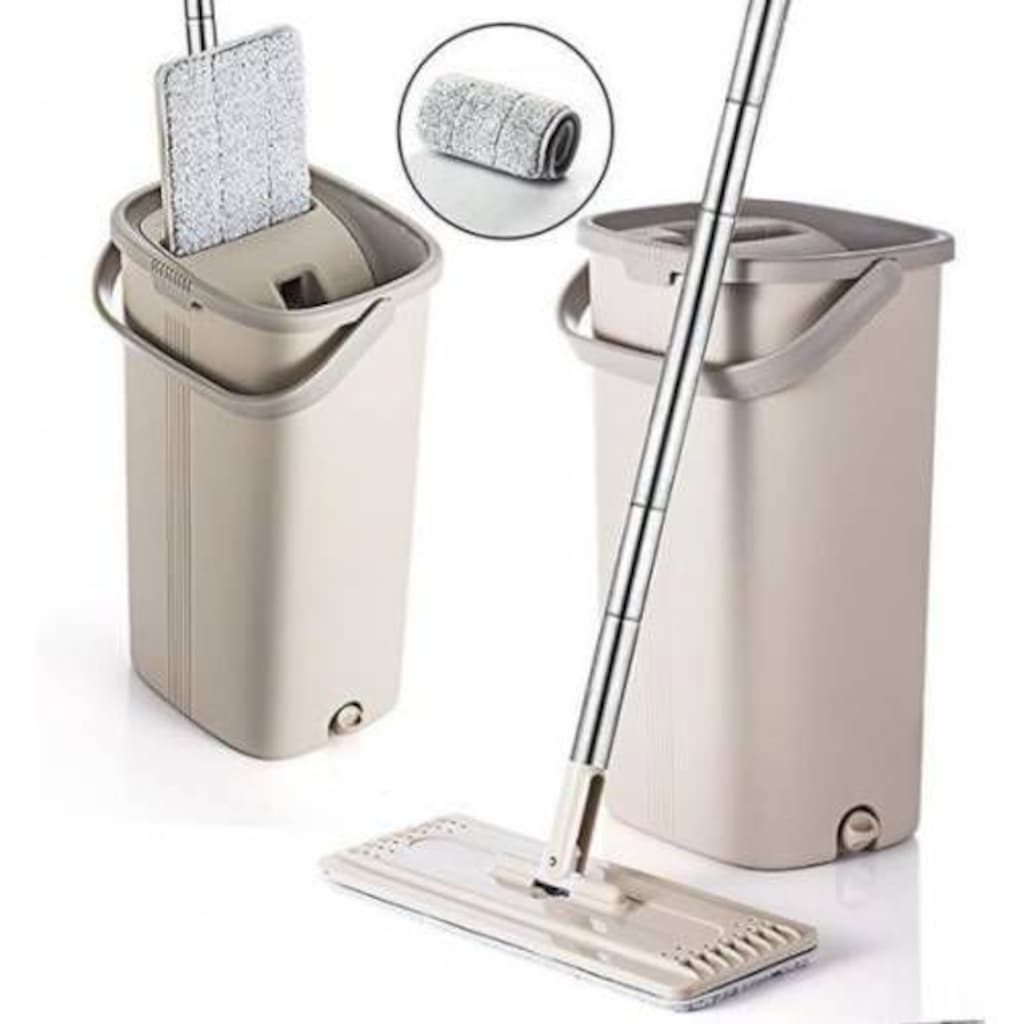 Tablet Mop Magic Flat Mop 5 Litre Kapatasite Çift Hazneli