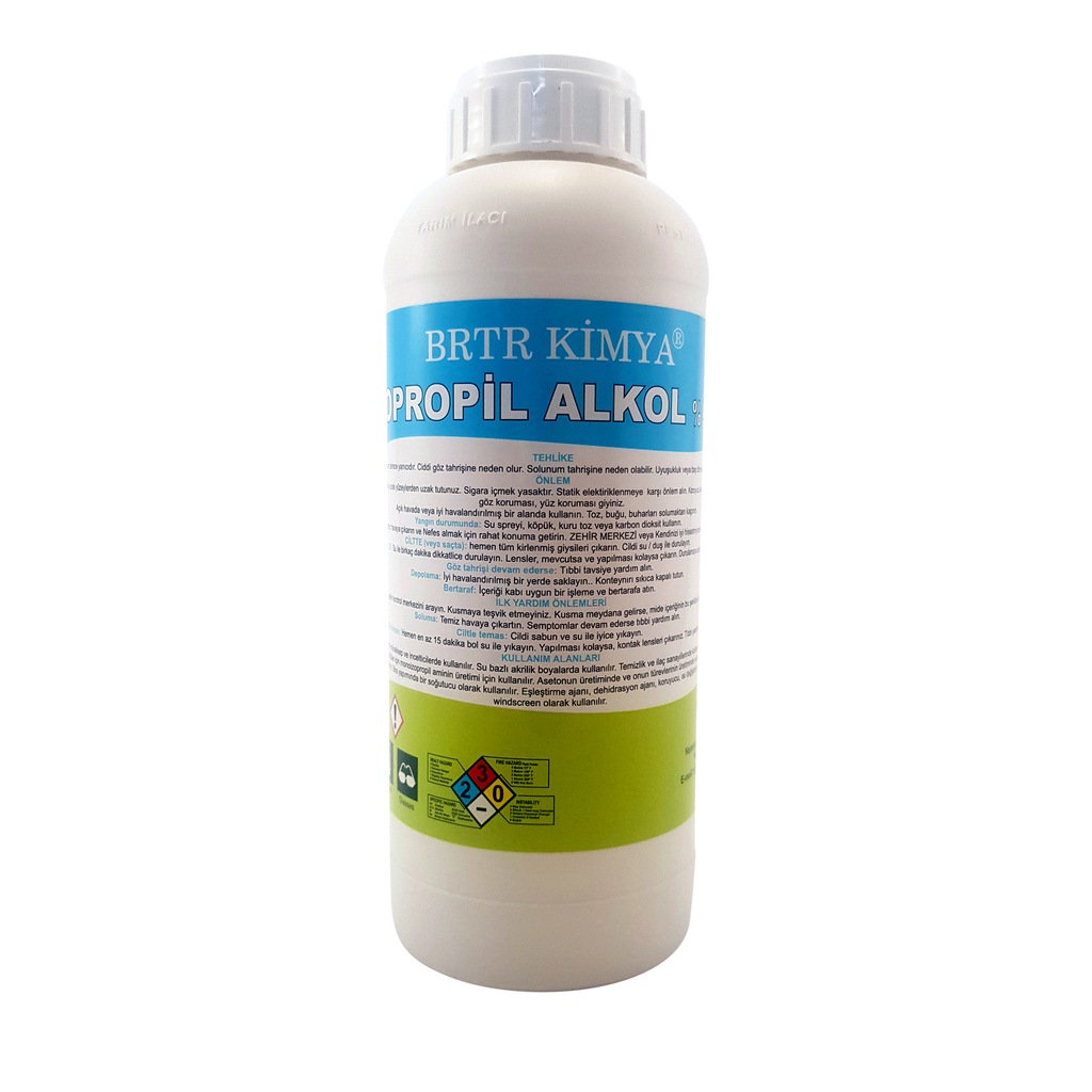 Brtr kimya 1LT %99,9 Saf İZOPROPİL ALKOL(İPA)