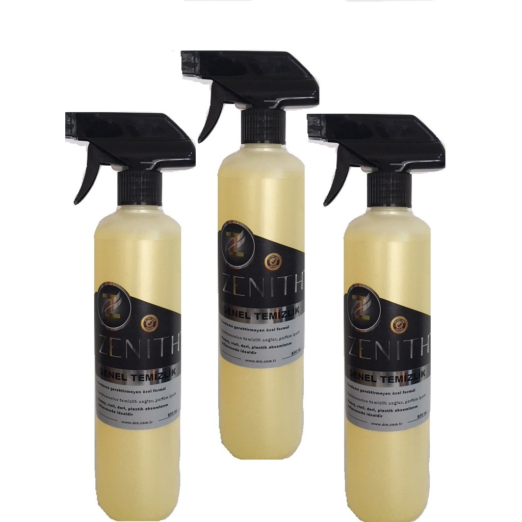ZENİTH ÇOK AMAÇLI GENEL TEMİZLİK ÜRÜNÜ 850ML 3 LÜ