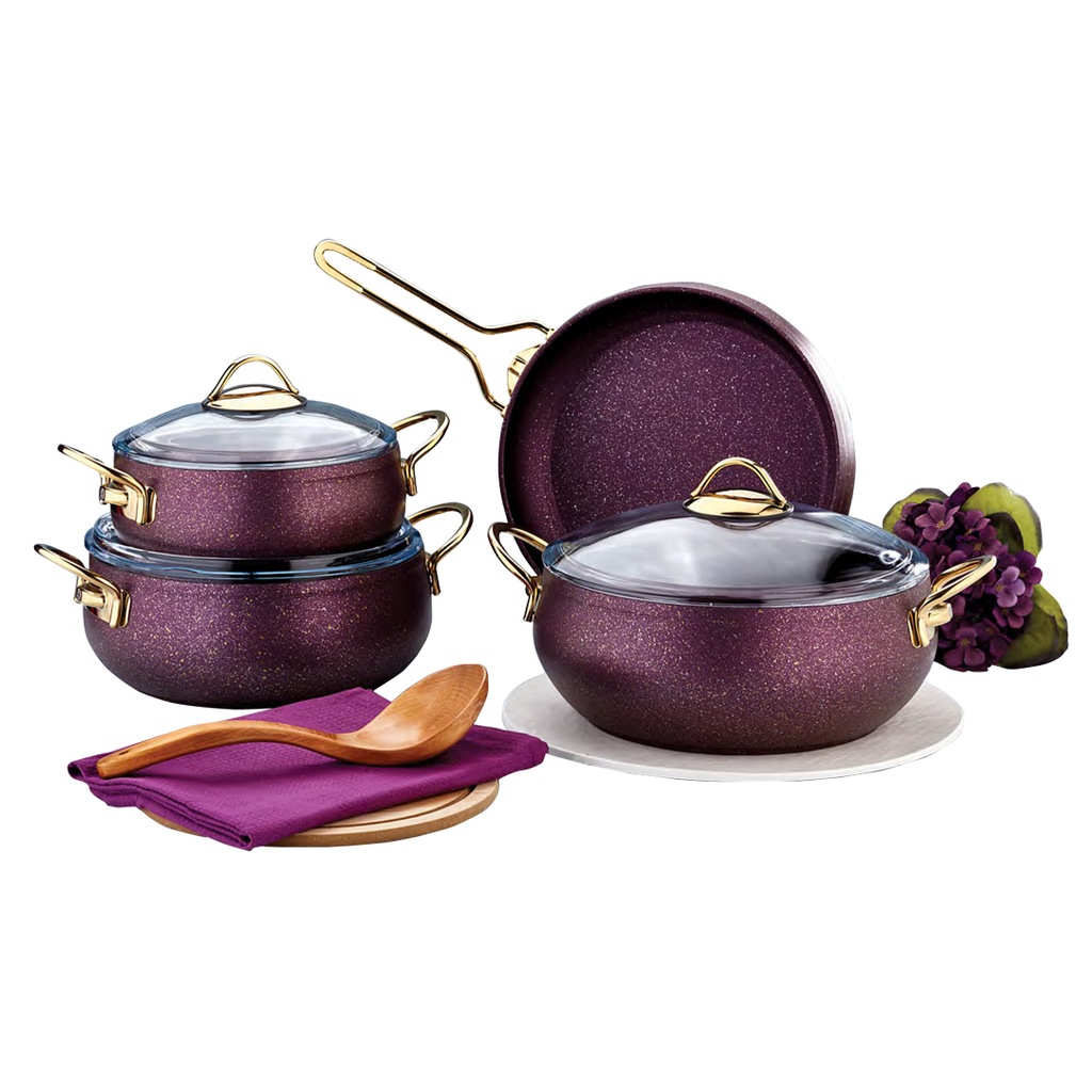 Evimsaray Alya S7005 7 Parça Granit Mor Güveç Seti Fiyatları ve Özellikleri