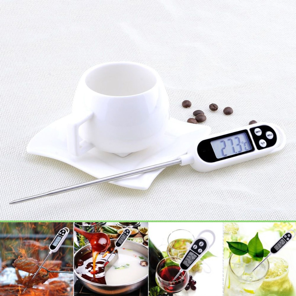 Termometre Sıvı Gıda Et Su Yiyecek Sıcaklık Ölçer Mutfak Thr138x