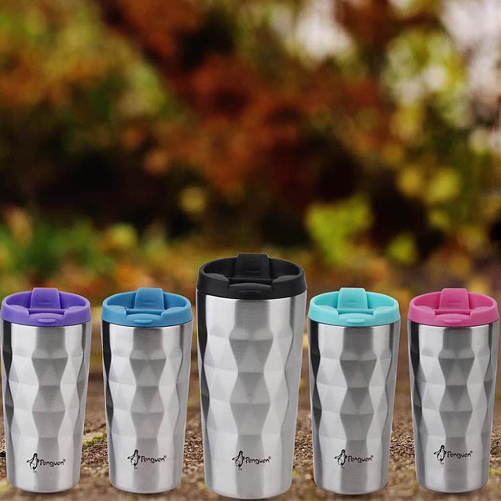 Penguen 3025 Çelik Kahve Kupası Mug Termos 0.38 Litre