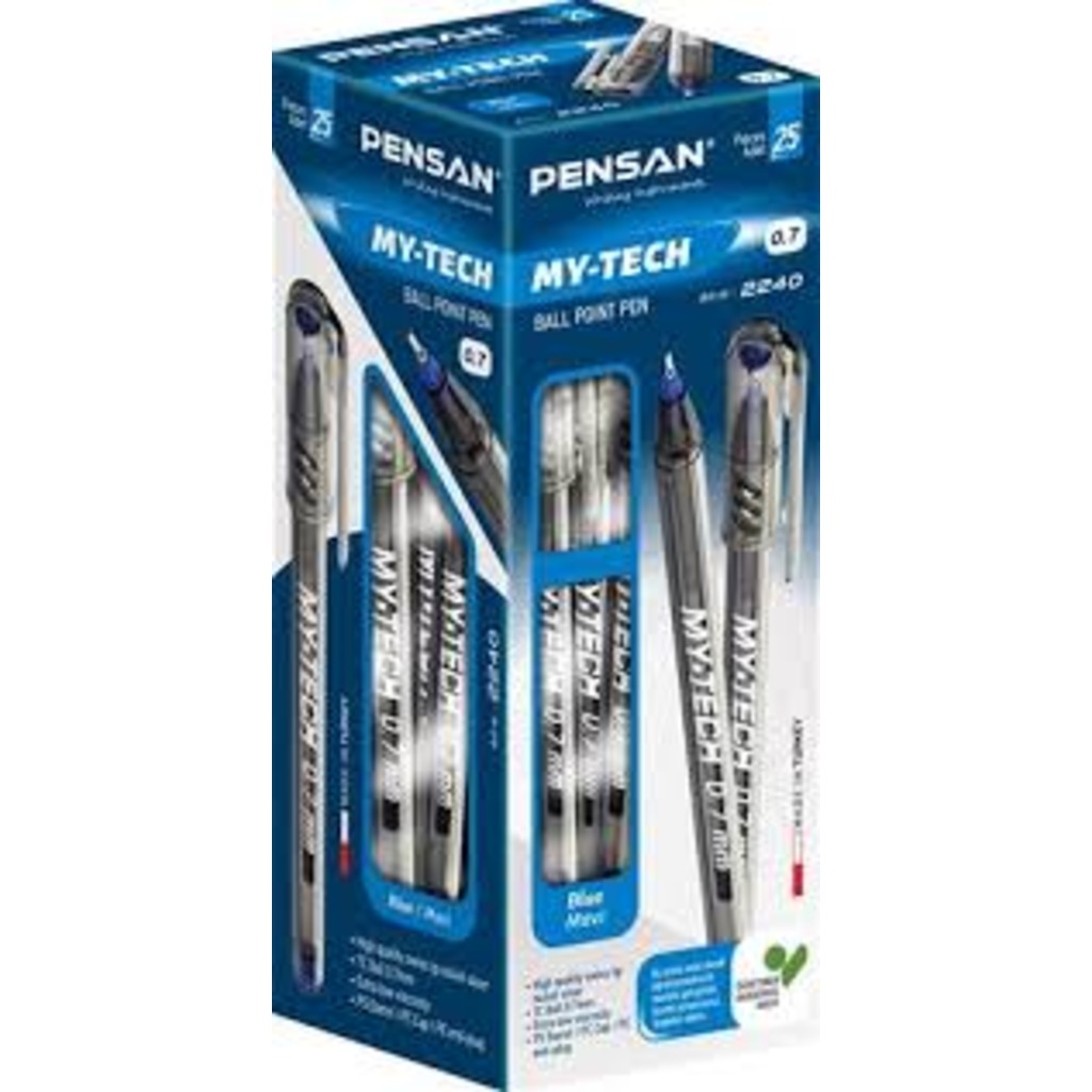 PENSAN MY-TECH TÜKENMEZ KALEM SİYAH 25'Lİ