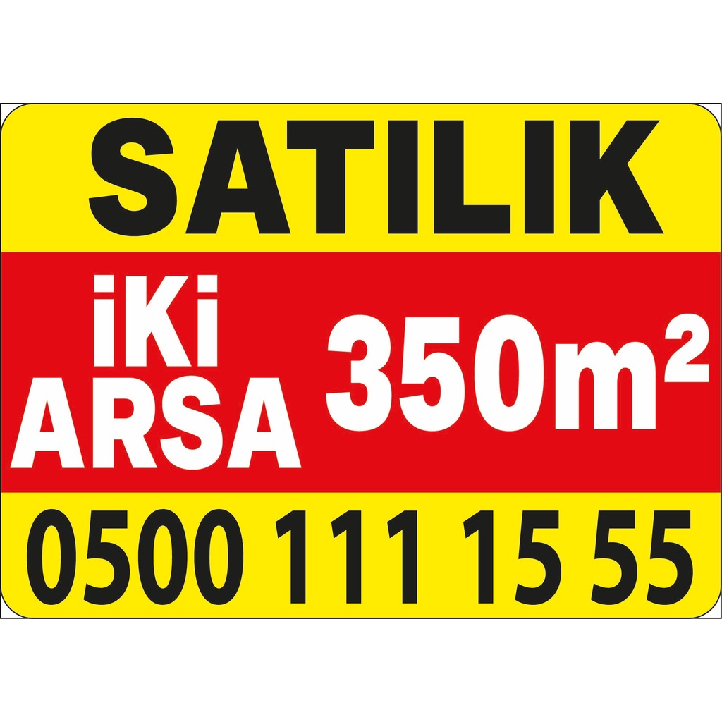 satilik arsa tabela tasarim imkaniyla levha bol secenek fiyatlari ve ozellikleri