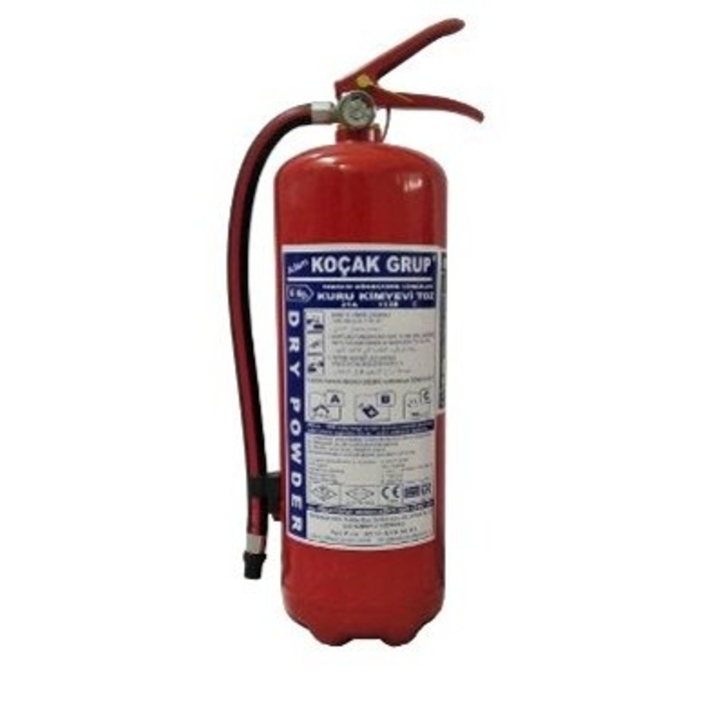 Yangın Söndürme Tüpü Söndürücü 6 Kg+ Askı Aparatı Hediyeli + Tse