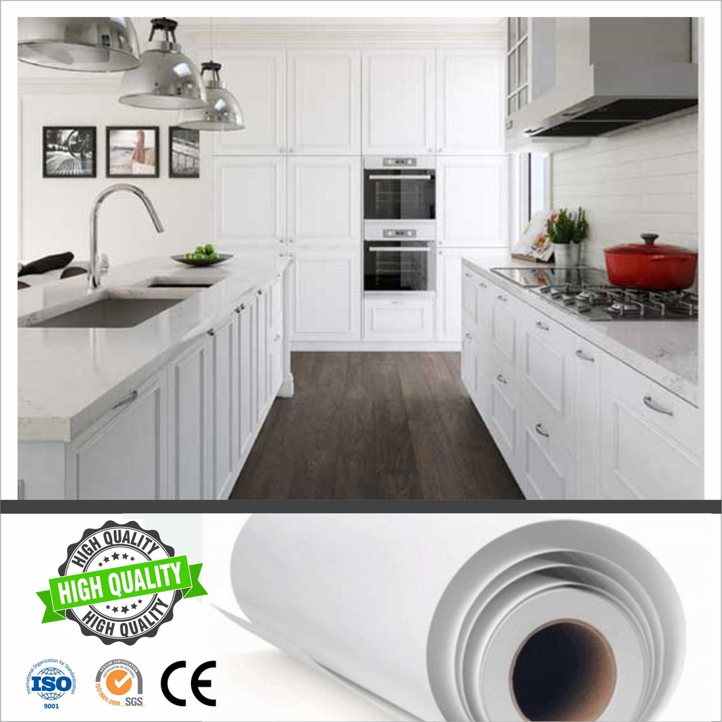 LAKE GÖRÜNÜMLÜ MAT BEYAZ YAPIŞKANLI KAPLAMA FOLYOSU