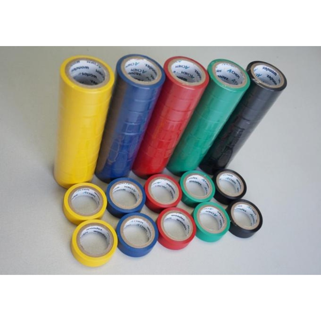 10 ADET(1PK) RENKLİ ELEKTRİKÇİ BANDI 4 FARKLI RENK