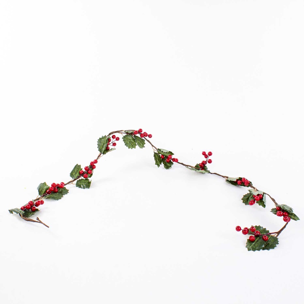 Euro Flora Yapay Yılbaşı Çiçeği Berry Garland 160 Cm