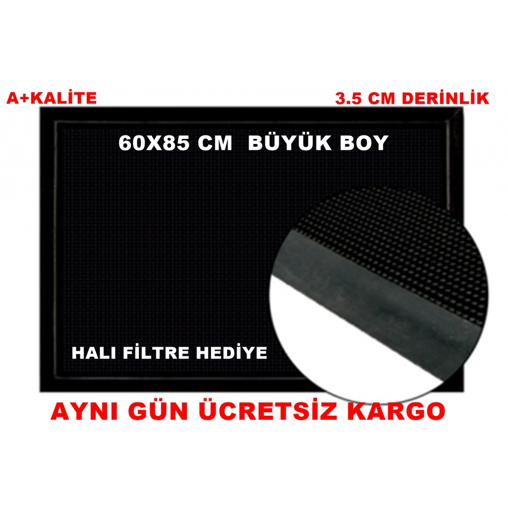 Dezenfektan Havuzlu Hijyenik Hijyen Paspas Kapı önü 60*85 Cm