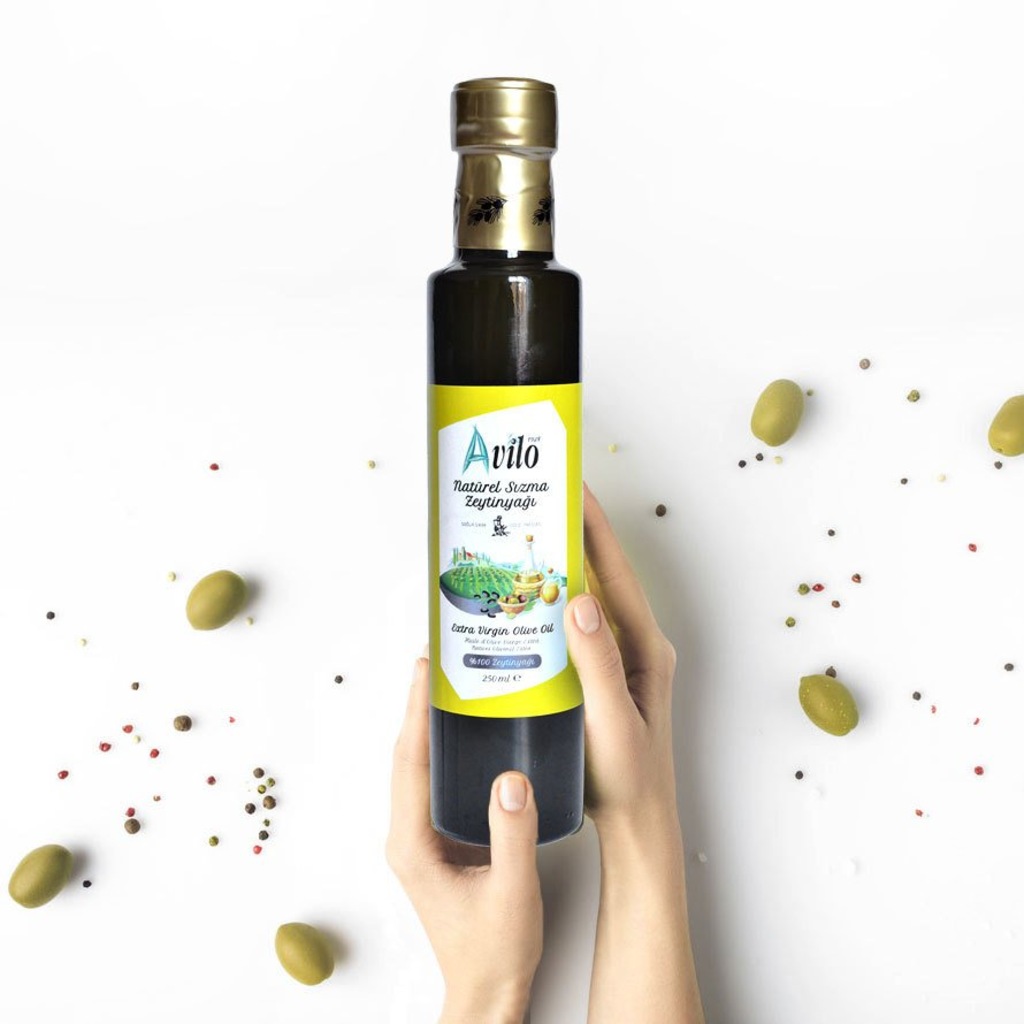Avilo Naturel Sızma Soğuk Sıkım Zeytinyağı Cam 250 ML