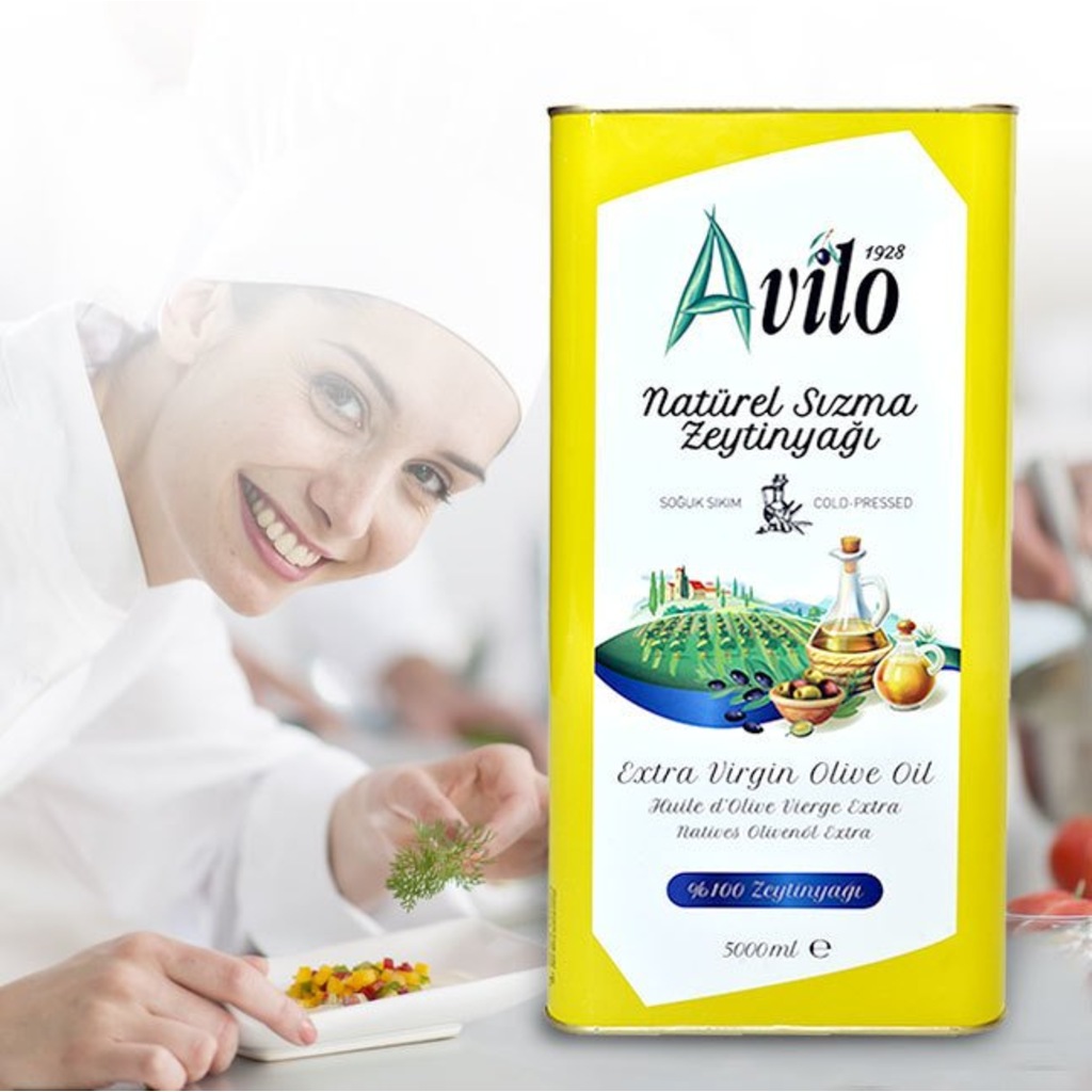 20 ADET USTALARA ÖZEL - 5 LT AVİLO NATÜREL SIZMA ZEYTİNYAĞI
