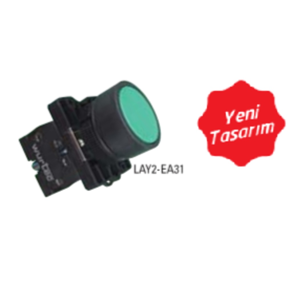 LAY2-EA31 22mm 1/NO START BUTON