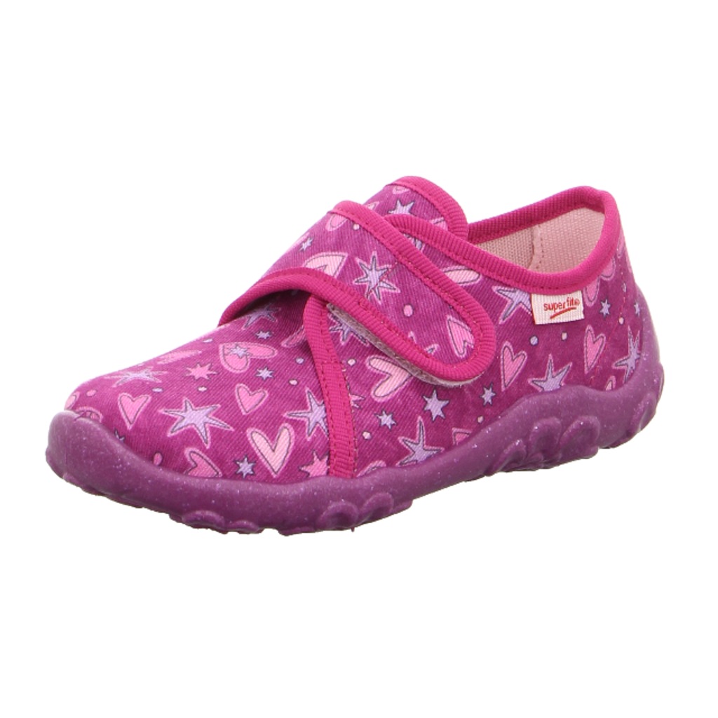 Superfit 00286-50 Ev Ayakkabı Fuşya Kalp