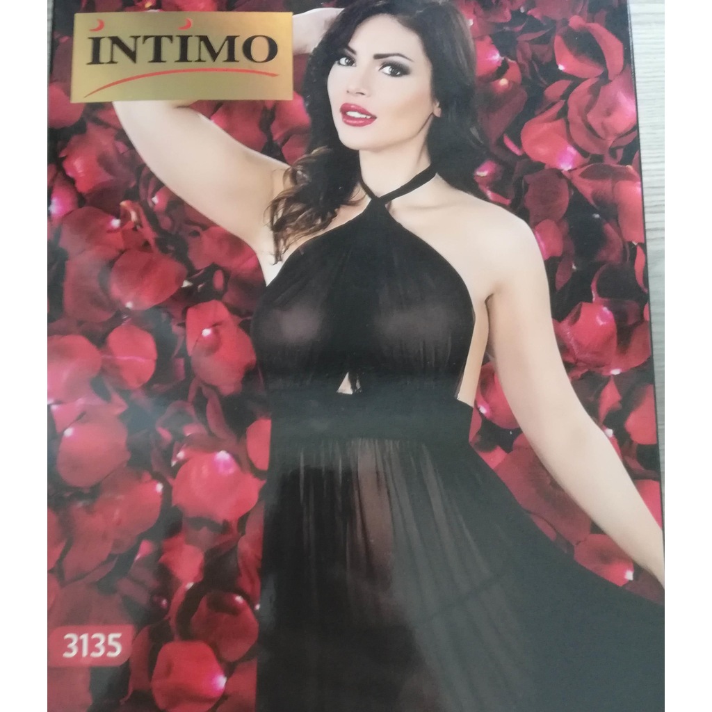 İntimo Fantezi Gecelik Siyah / 3135 / S-M